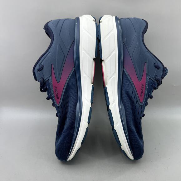 Brooks Dyad 11 Road Running Shoes Women Size 10.5 B Blue Comfort Low Sneakers - Picture 6 of 9